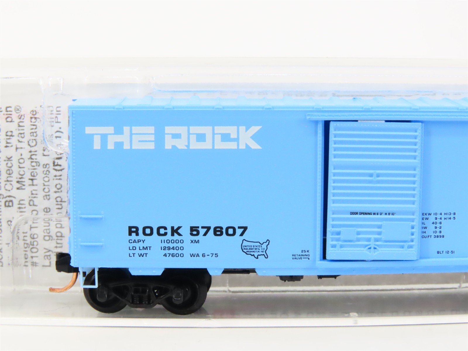 N Scale Micro-Trains MTL 73020 ROCK Rock Island & Pacific 40' Box Car #57607