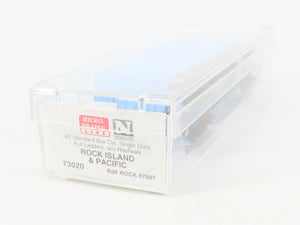N Scale Micro-Trains MTL 73020 ROCK Rock Island & Pacific 40' Box Car #57607
