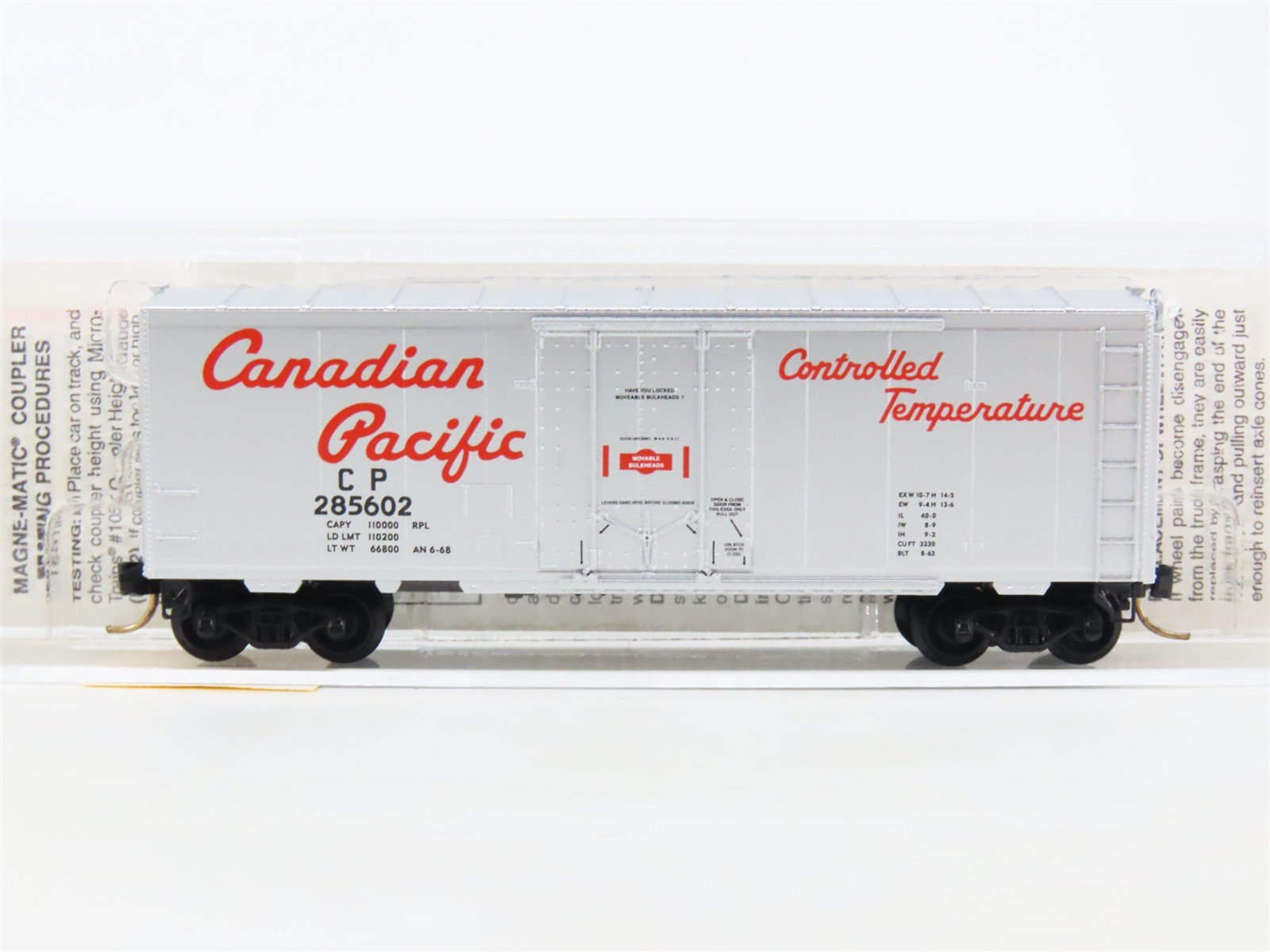 N Scale Micro-Trains MTL 74040/2 CP Canadian Pacific 40' Box Car #285602