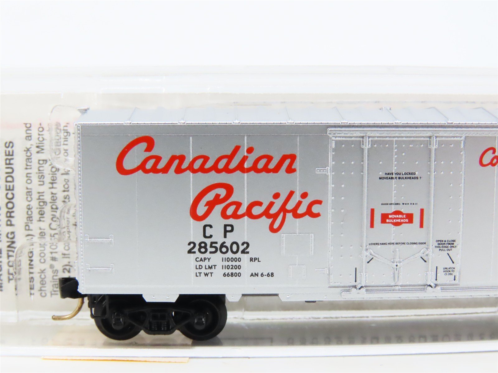 N Scale Micro-Trains MTL 74040/2 CP Canadian Pacific 40' Box Car #285602