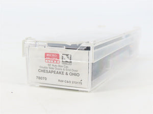 N Scale Micro-Trains MTL 78070 C&O Chesapeake & Ohio Progress 50' Boxcar #272175
