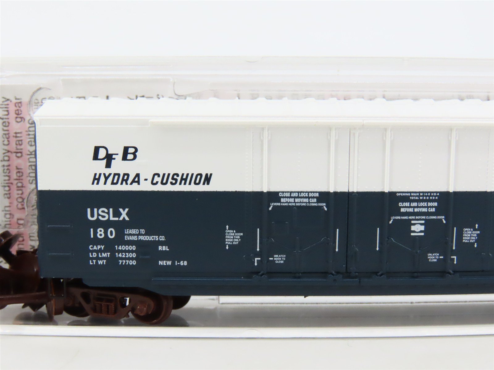 N Scale Micro-Trains MTL 07500140 USLX Evans Products Company 50' Box Car #180