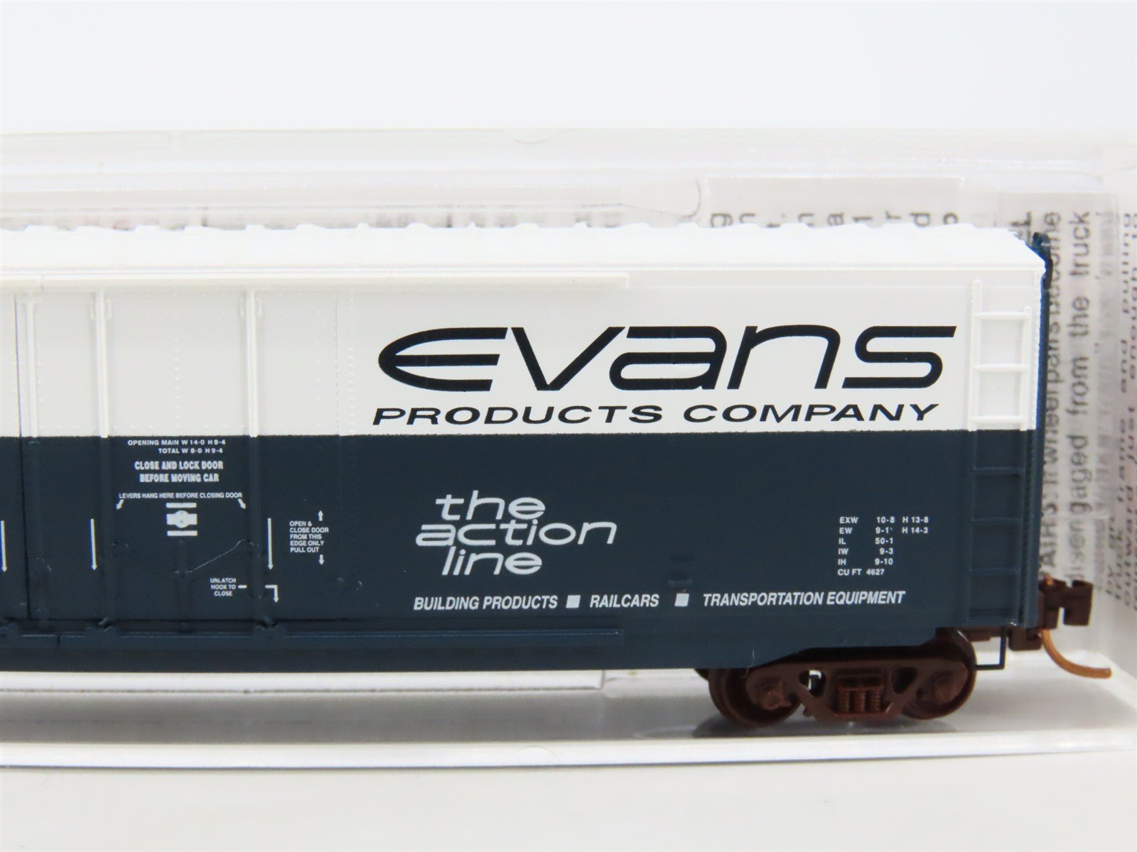 N Scale Micro-Trains MTL 07500140 USLX Evans Products Company 50' Box Car #180