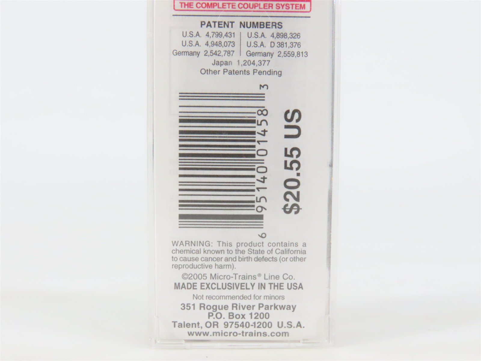 N Scale Micro-Trains MTL 07500140 USLX Evans Products Company 50' Box Car #180