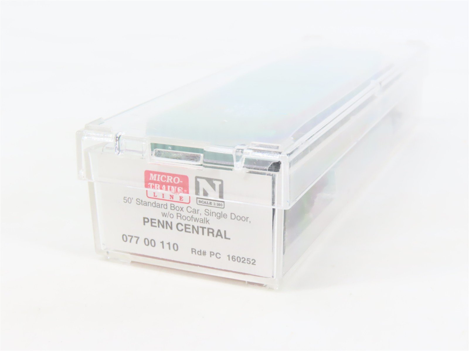 N Scale Micro-Trains MTL 07700110 PC Penn Central 50' Single Door Boxcar #160252