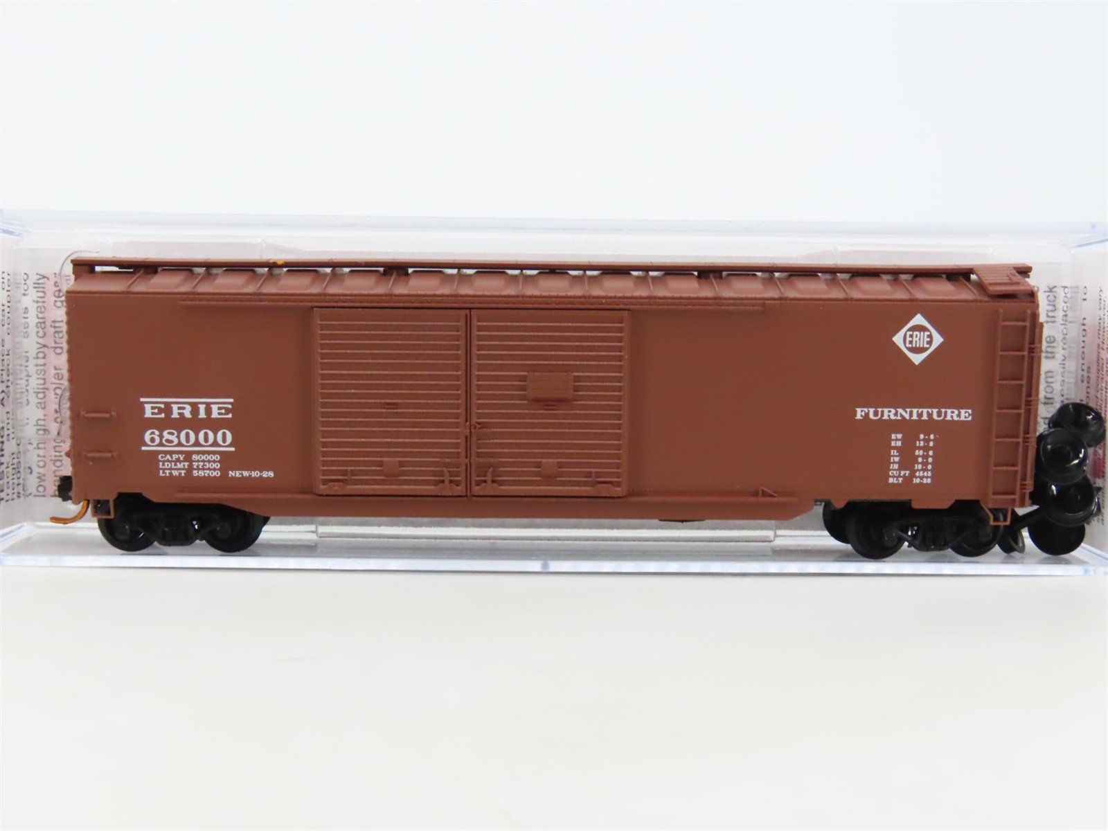N Scale Micro-Trains MTL 07800110 Erie Railroad 50' Auto Box Car #68000