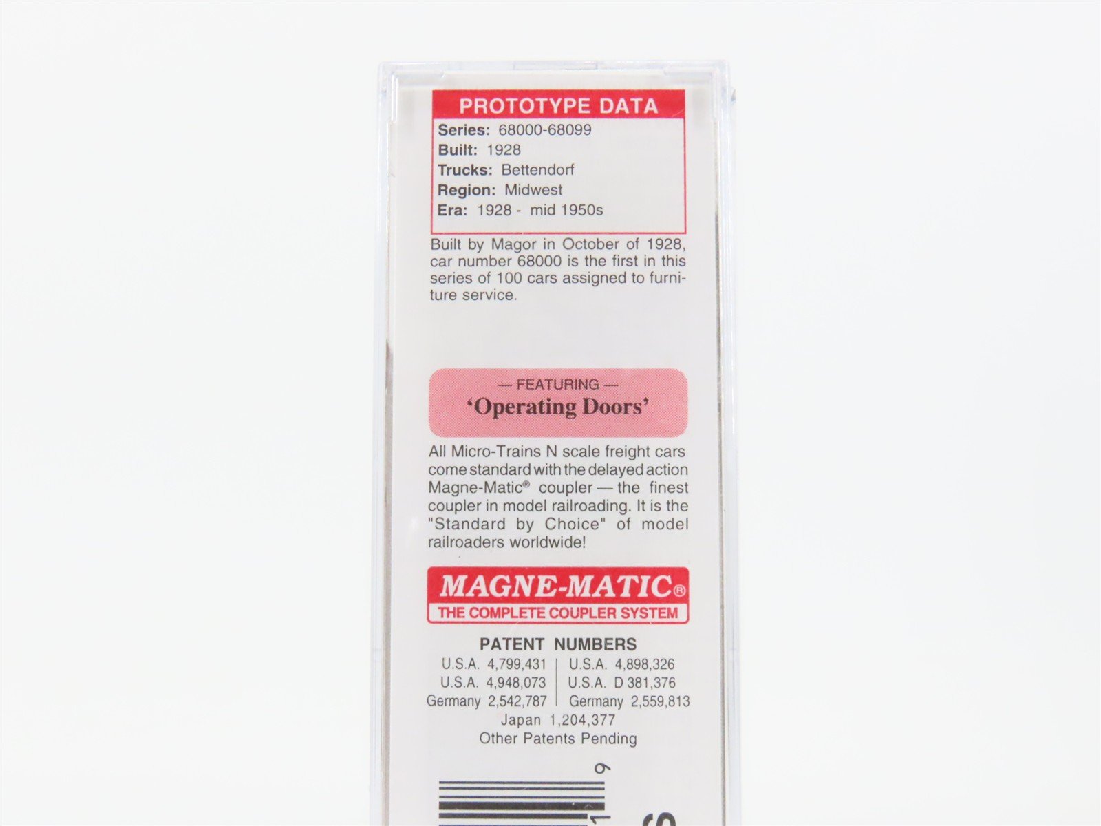 N Scale Micro-Trains MTL 07800110 Erie Railroad 50' Auto Box Car #68000