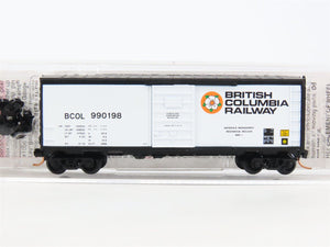 N Scale Micro-Trains MTL 07300060 BCOL British Columbia 40' Box Car #990198