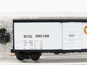 N Scale Micro-Trains MTL 07300060 BCOL British Columbia 40' Box Car #990198