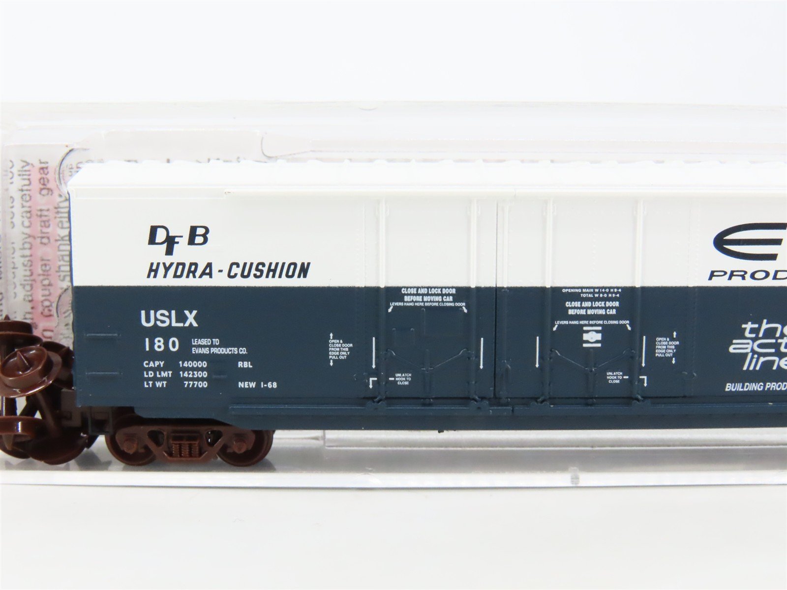 N Scale Micro-Trains MTL 07500140 USLX Evans Products Company 50' Box Car #180
