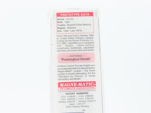 N Scale Micro-Trains MTL 07500140 USLX Evans Products Company 50' Box Car #180