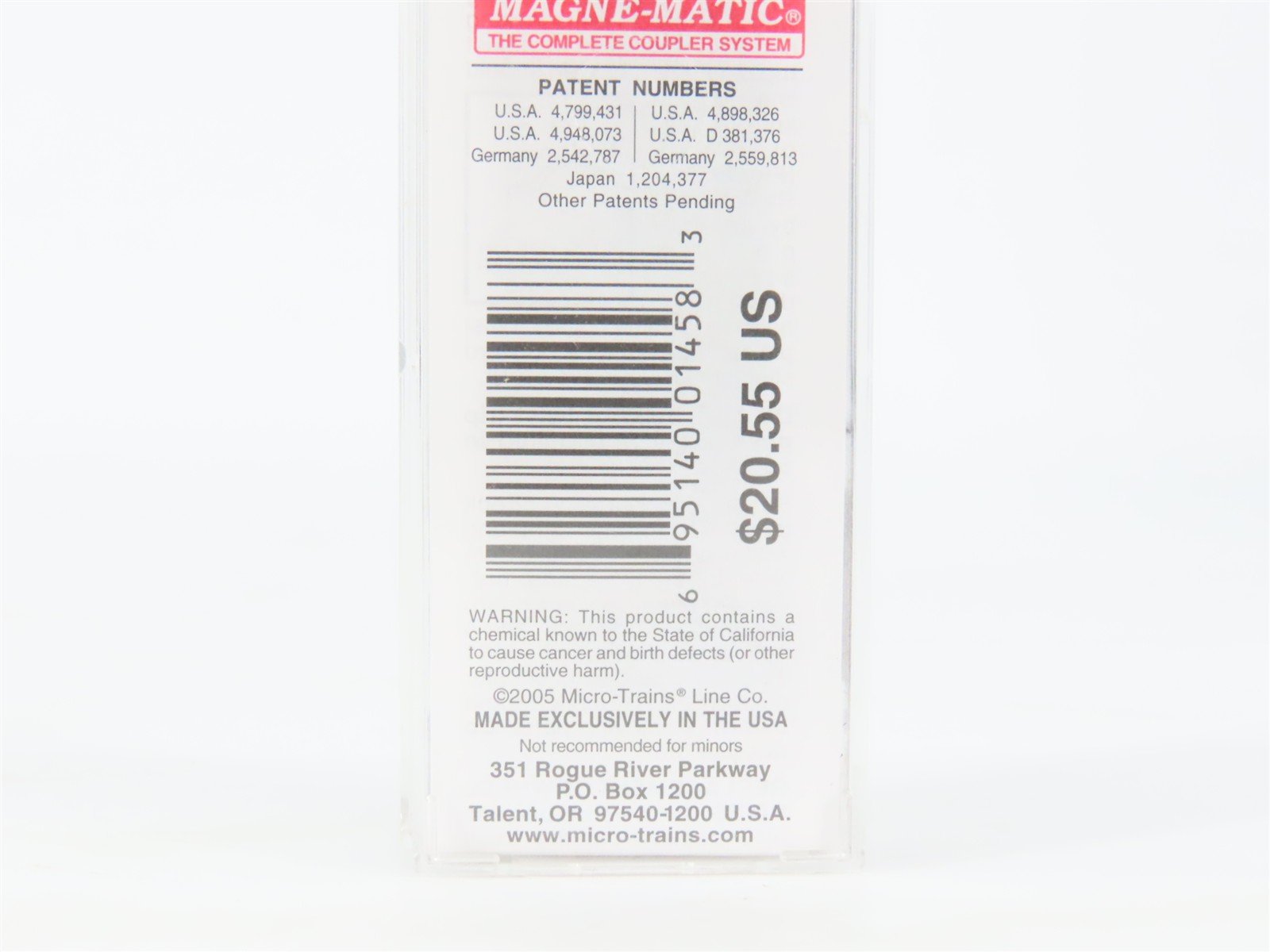 N Scale Micro-Trains MTL 07500140 USLX Evans Products Company 50' Box Car #180