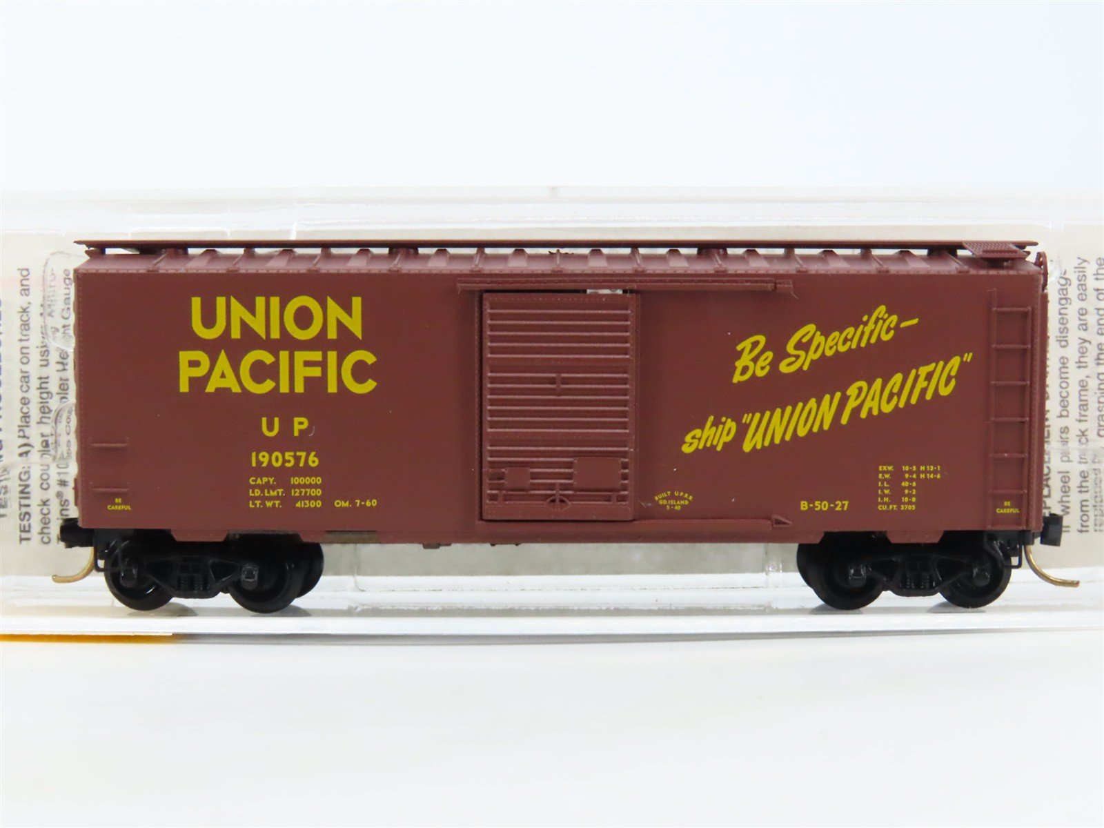 N Scale Micro-Trains MTL 20070 UP Union Pacific 