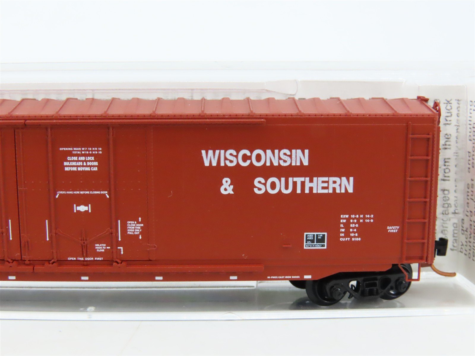 N Scale Micro-Trains MTL 75070 WSOR Wisconsin & Southern 50' Box Car #503135