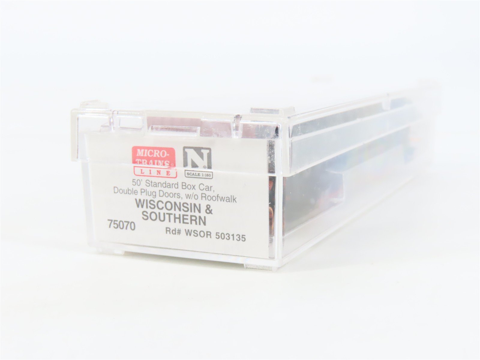 N Scale Micro-Trains MTL 75070 WSOR Wisconsin & Southern 50' Box Car #503135