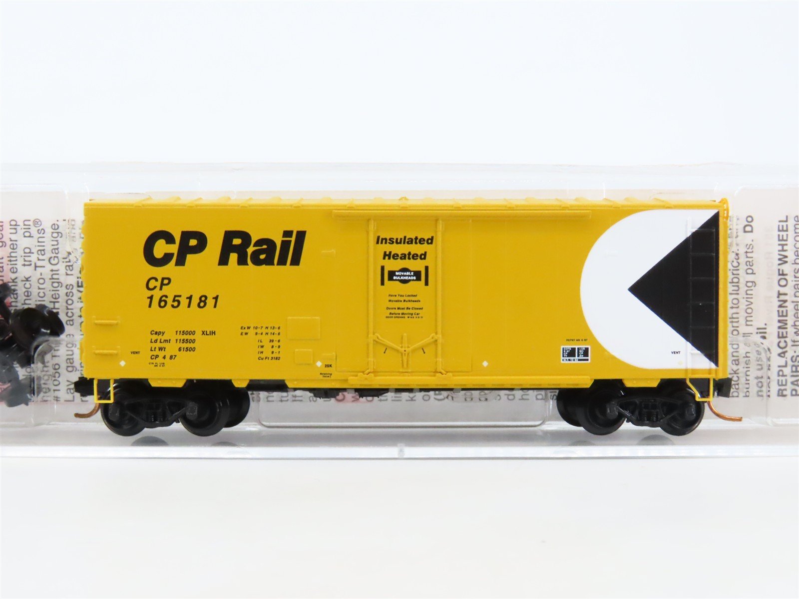 N Scale Micro-Trains MTL 07400010 CP Rail 40' Plug Door Box Car #165181