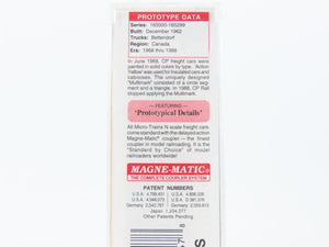 N Scale Micro-Trains MTL 07400010 CP Rail 40' Plug Door Box Car #165181