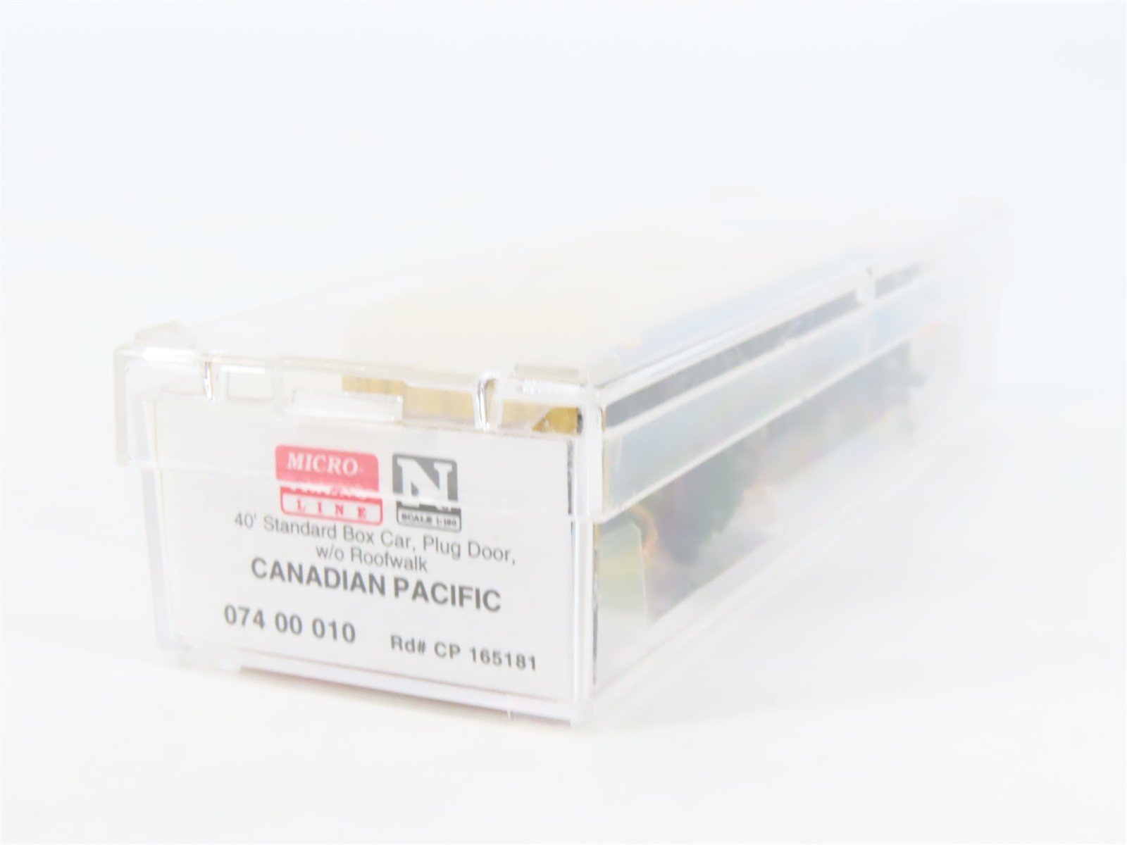 N Scale Micro-Trains MTL 07400010 CP Rail 40' Plug Door Box Car #165181