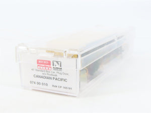 N Scale Micro-Trains MTL 07400010 CP Rail 40' Plug Door Box Car #165181