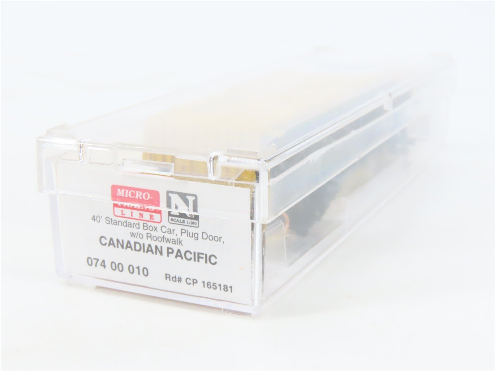 N Scale Micro-Trains MTL 07400010 CP Rail 40' Plug Door Box Car #165181