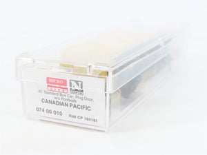 N Scale Micro-Trains MTL 07400010 CP Rail 40' Plug Door Box Car #165181