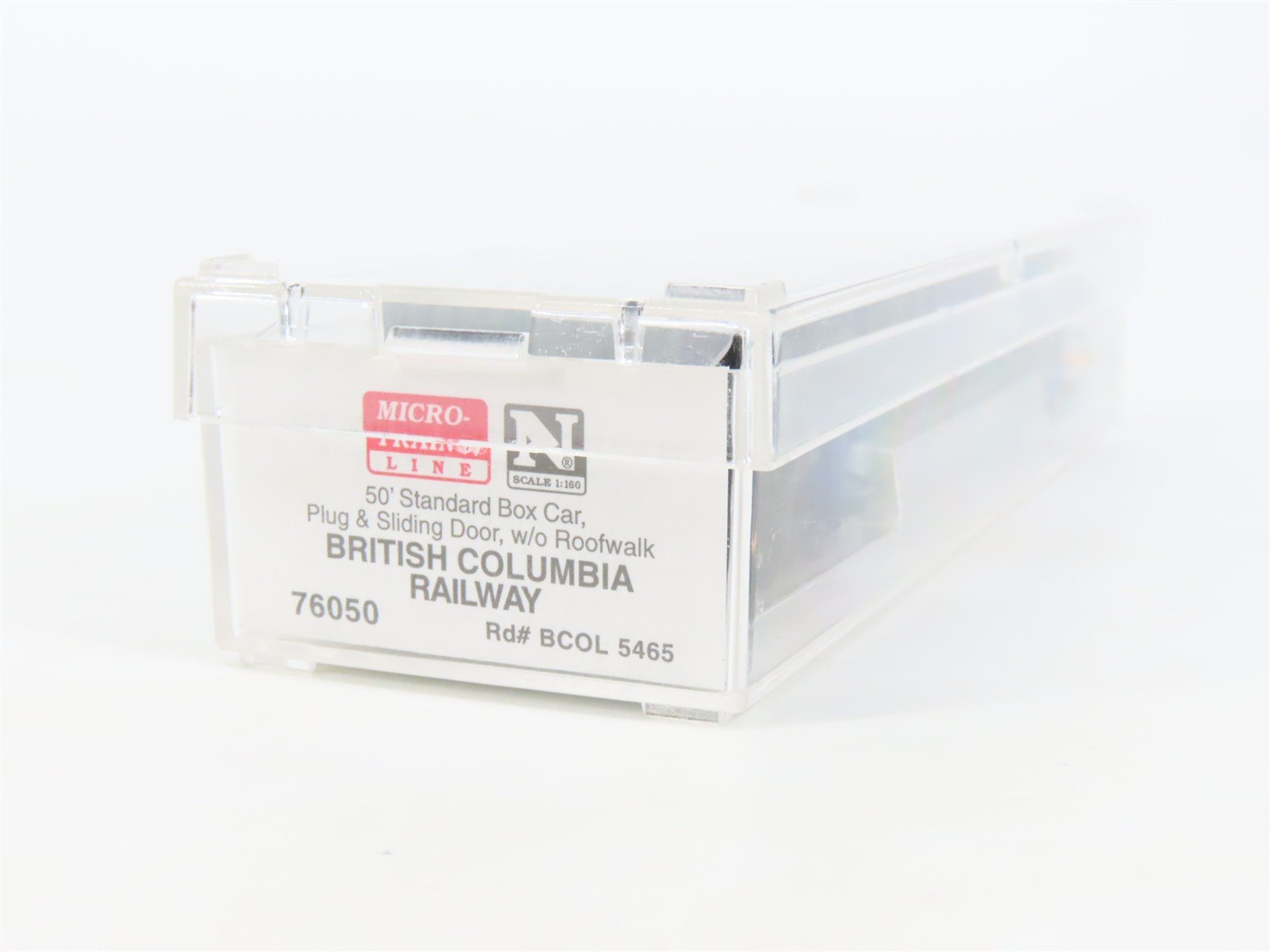 N Scale Micro-Trains MTL 76050 BCOL British Columbia 50' Box Car #5465