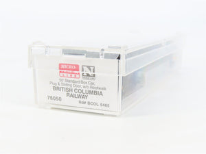 N Scale Micro-Trains MTL 76050 BCOL British Columbia 50' Box Car #5465