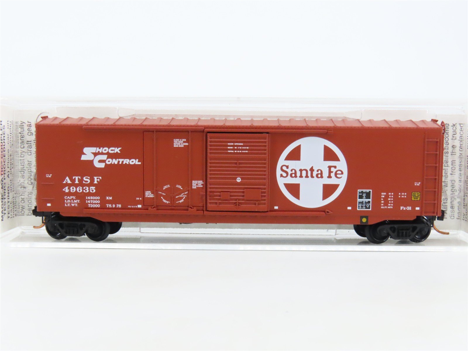 N Scale Micro-Trains MTL 76030 ATSF Santa Fe 