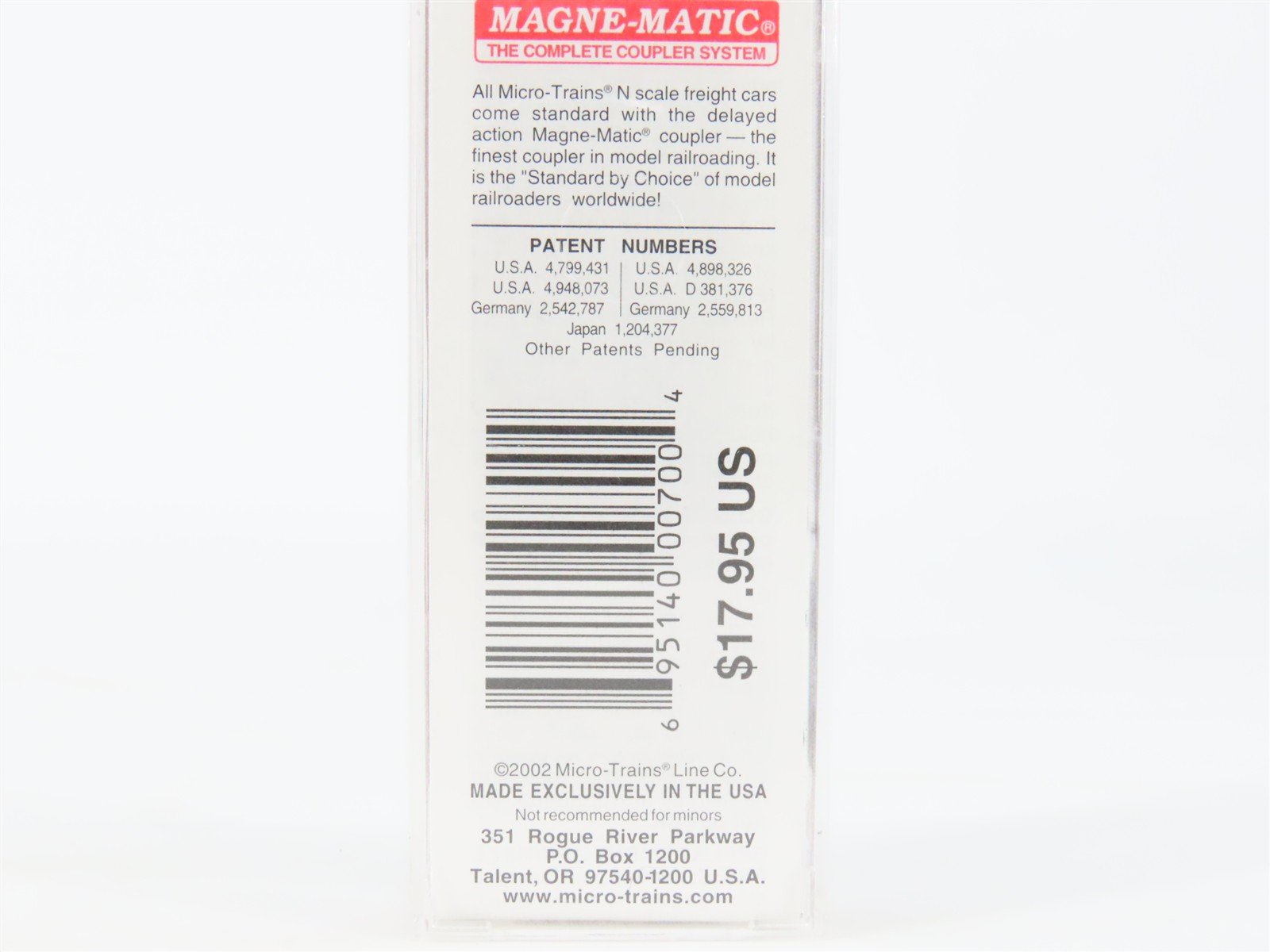 N Scale Micro-Trains MTL 76030 ATSF Santa Fe 