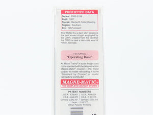 N Scale Micro-Trains MTL 07700100 CIRR Chattahoochee Industrial 50' Boxcar #2030