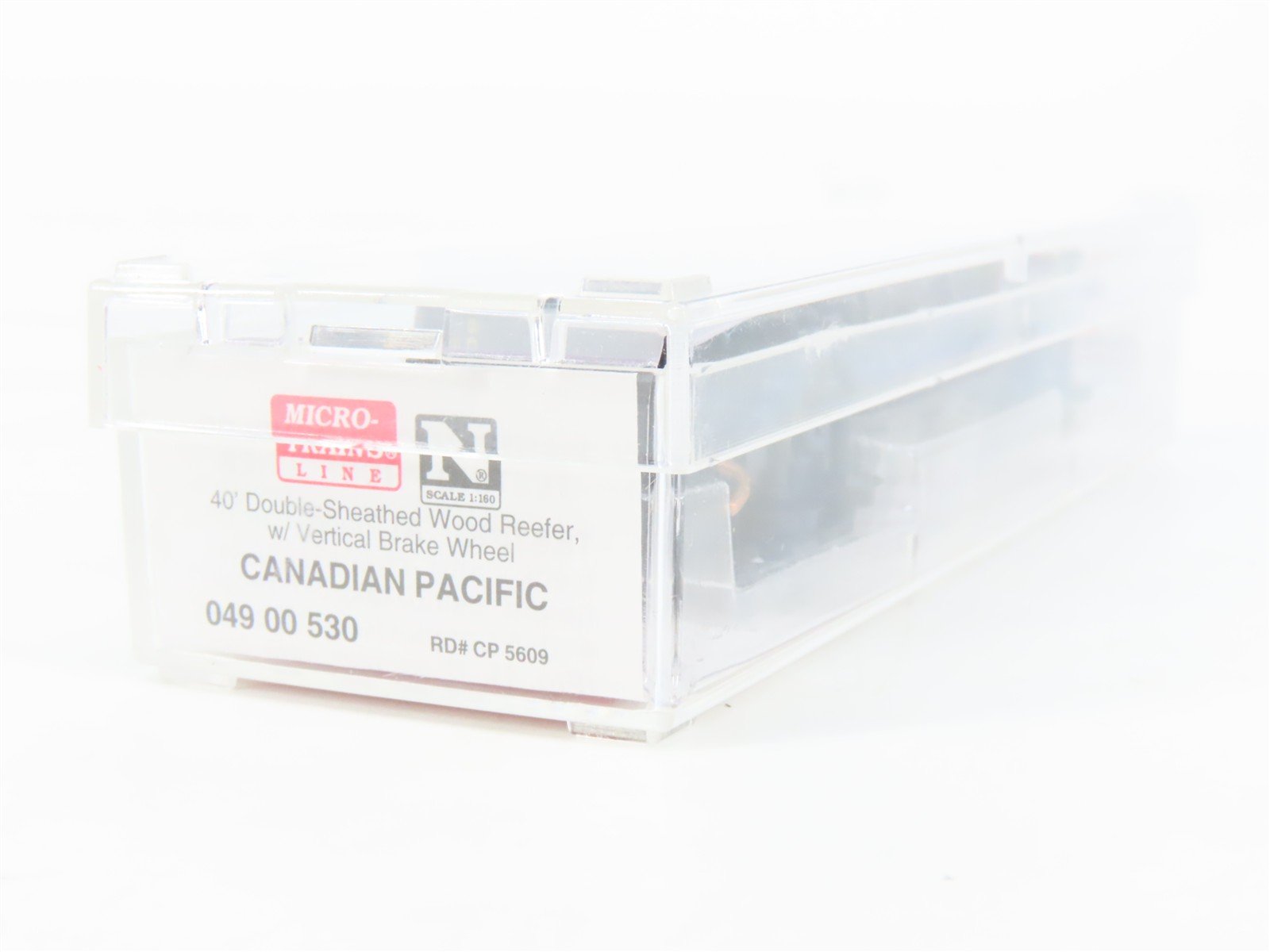 N Scale Micro-Trains MTL 04900530 CP Canadian Pacific 40' Wood Reefer #5609