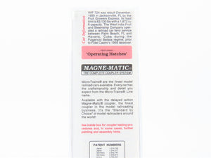 N Scale Micro-Trains MTL 49510 WIF West India Fruit & Steamship 40' Box Car #724