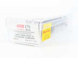 N Scale Micro-Trains MTL 49510 WIF West India Fruit & Steamship 40' Box Car #724