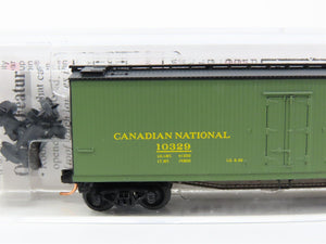 N Scale Micro-Trains MTL 49570 CN Canadian National 40' Wood Reefer #10329