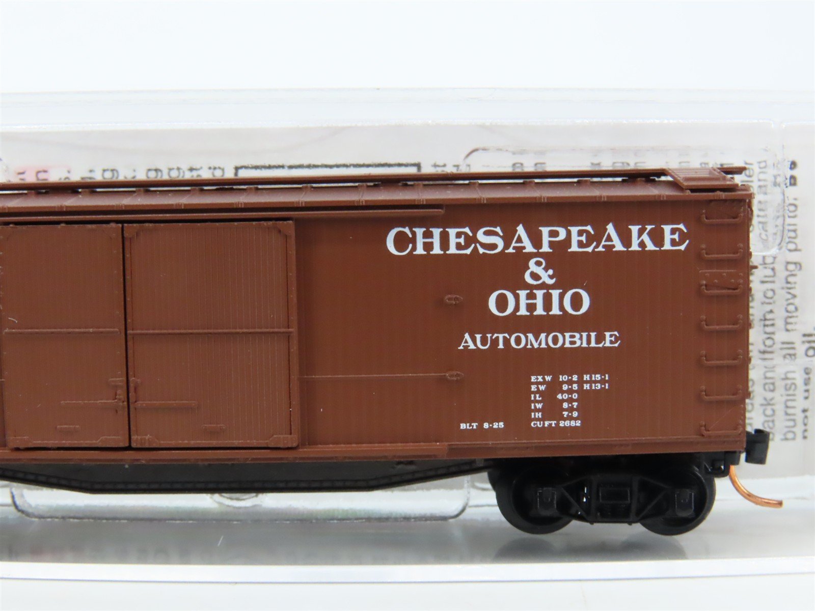 N Scale Micro-Trains MTL 43070 C&O Chesapeake & Ohio 40' Wood Box Car #12133
