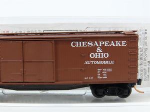 N Scale Micro-Trains MTL 43070 C&O Chesapeake & Ohio 40' Wood Box Car #12133