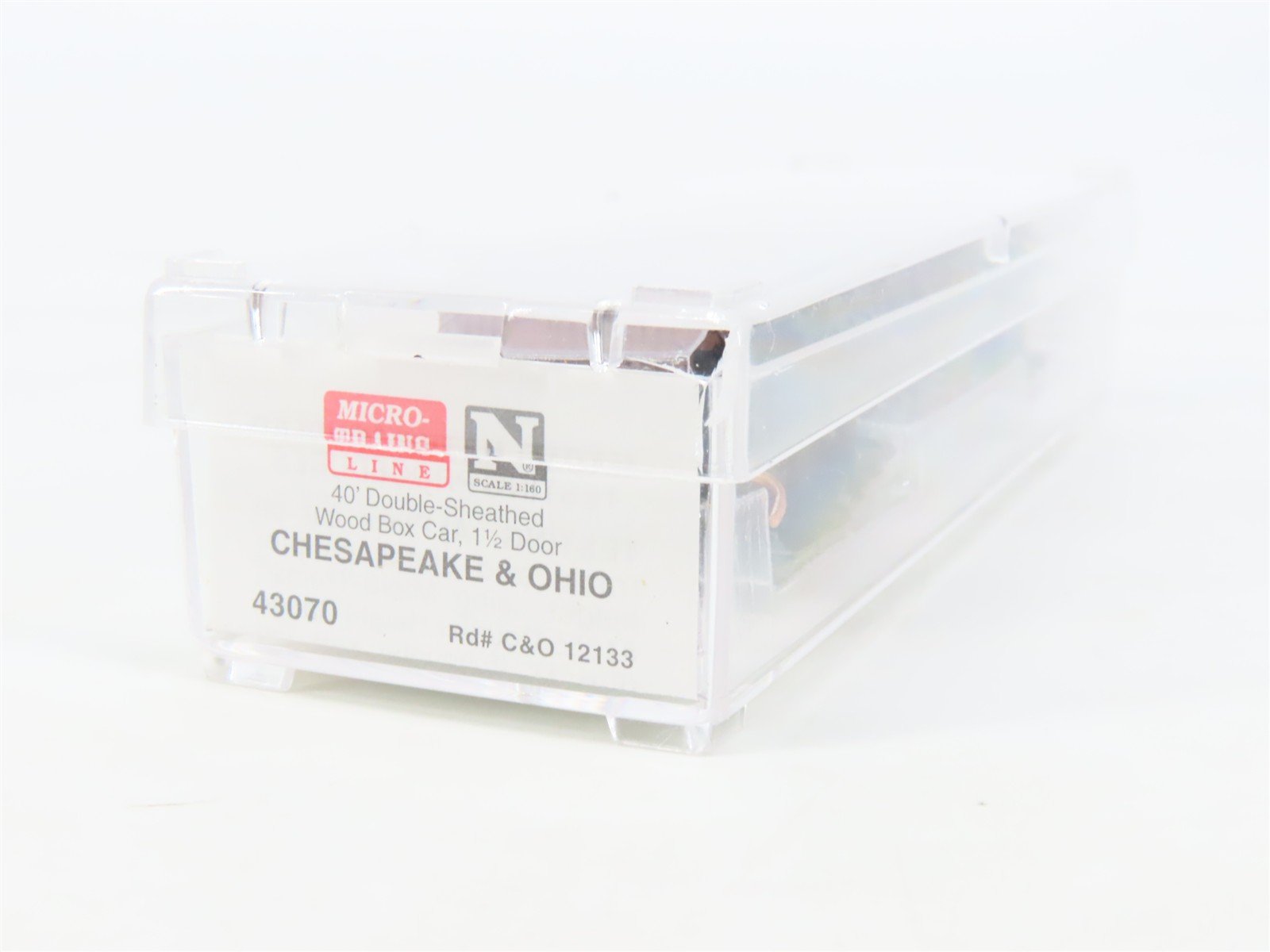 N Scale Micro-Trains MTL 43070 C&O Chesapeake & Ohio 40' Wood Box Car #12133