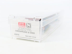 N Scale Micro-Trains MTL 43070 C&O Chesapeake & Ohio 40' Wood Box Car #12133