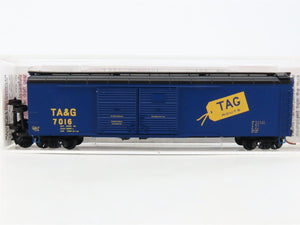 N Scale Micro-Trains MTL 07900060 TA&G TAG Route 50' Wagon Top Box Car #7016