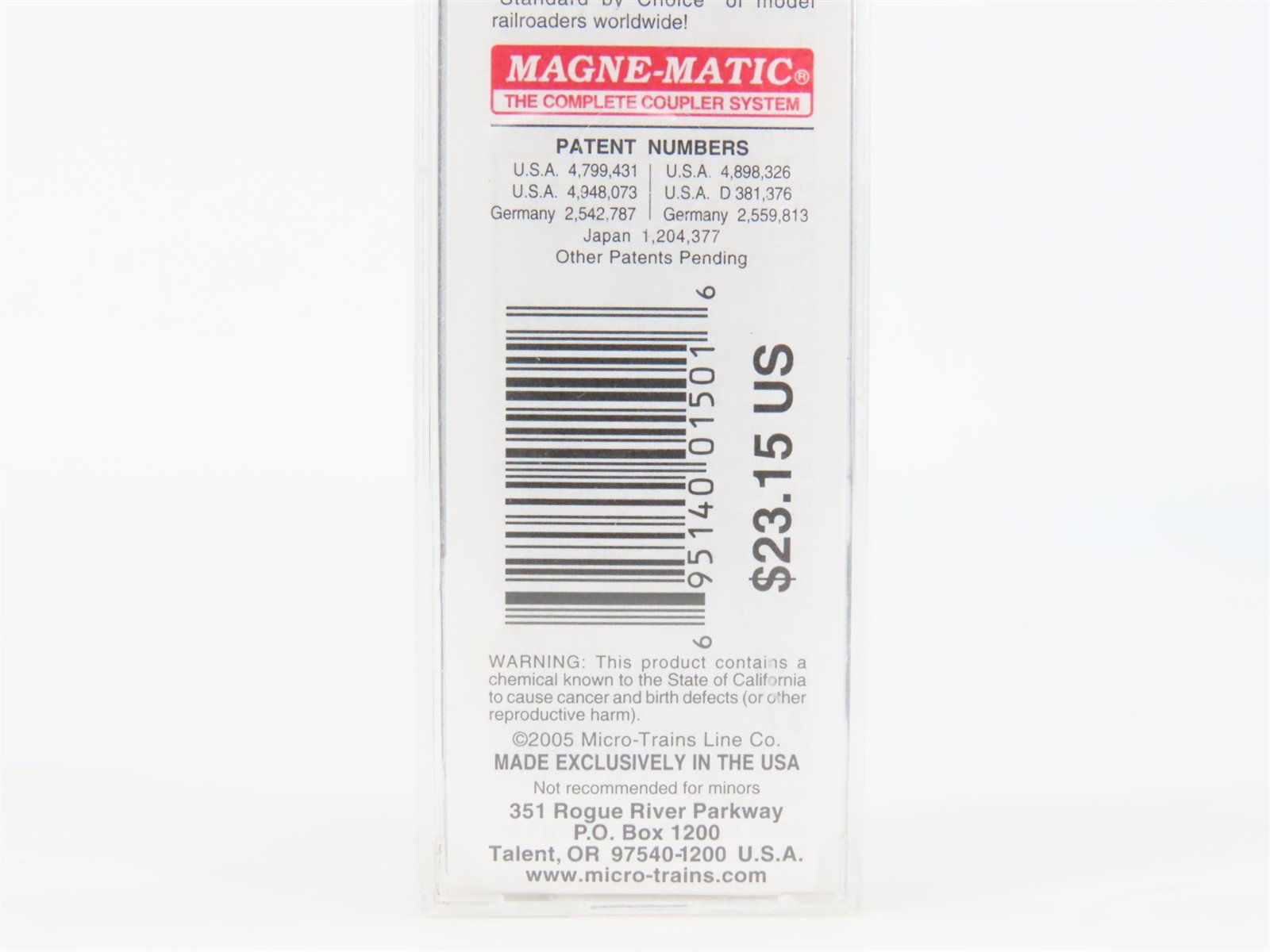 N Scale Micro-Trains MTL 07900060 TA&G TAG Route 50' Wagon Top Box Car #7016