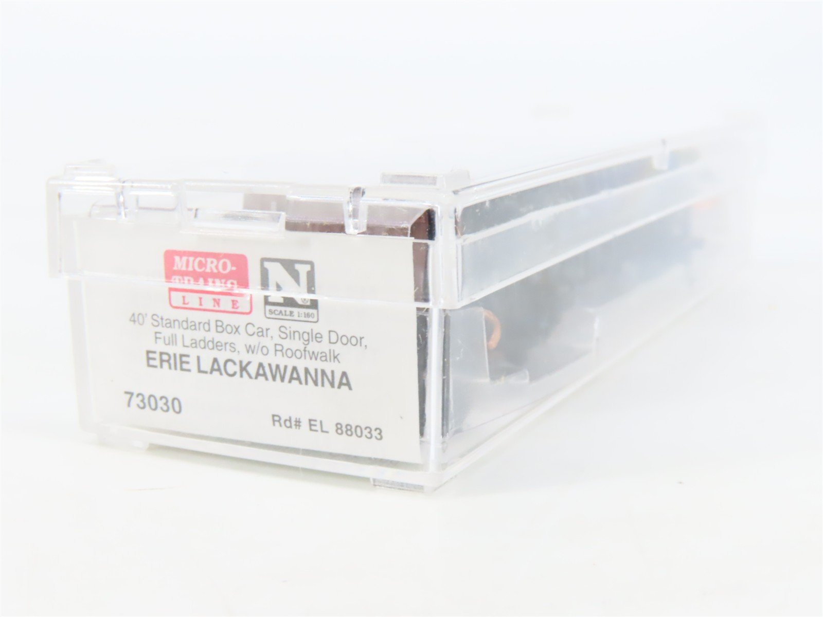 N Scale Micro-Trains MTL 73030 EL Erie Lackawanna 40' Single Door Box Car #88033