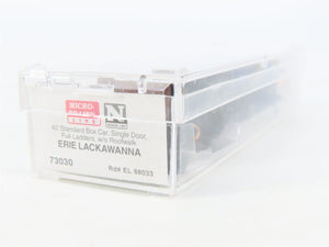N Scale Micro-Trains MTL 73030 EL Erie Lackawanna 40' Single Door Box Car #88033