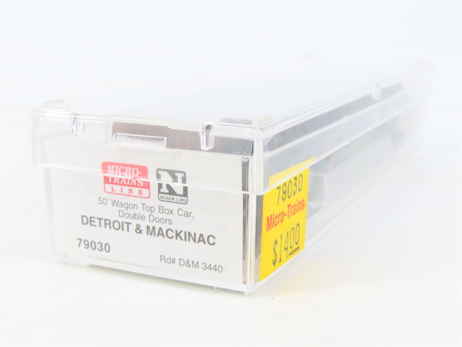 N Scale Micro-Trains MTL 79030 D&M Detroit & Mackinac 50' Wagon Top Boxcar #3440