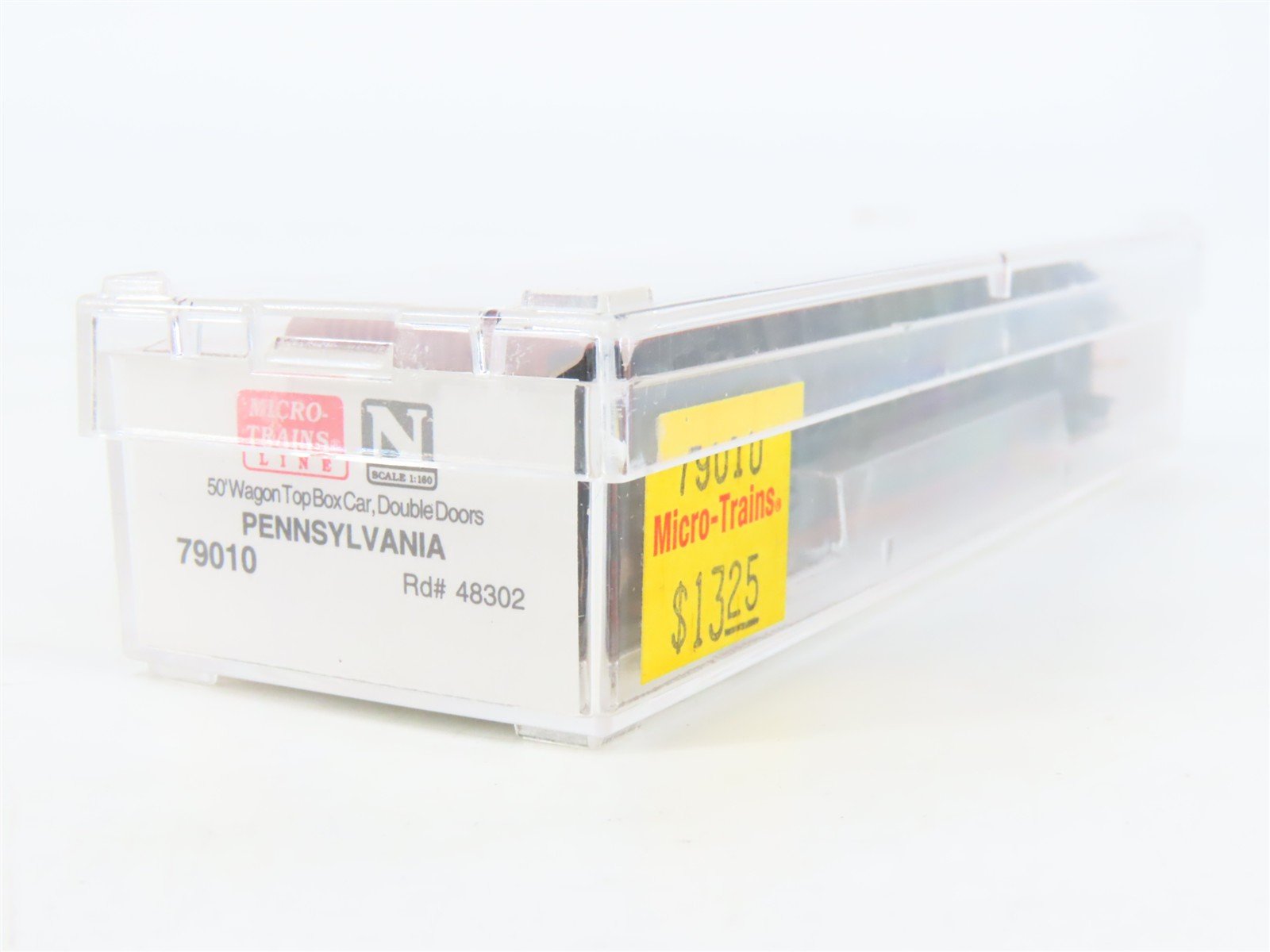 N Scale Micro-Trains MTL 79010 PRR Pennsylvania 50' Wagon Top Auto Boxcar #48302
