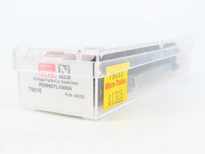 N Scale Micro-Trains MTL 79010 PRR Pennsylvania 50' Wagon Top Auto Boxcar #48302