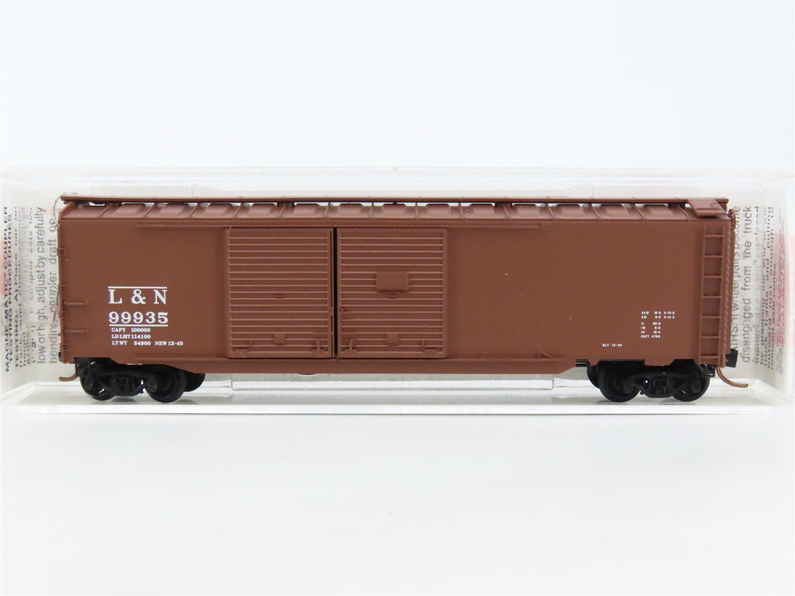 N Scale Micro-Trains MTL 78080 L&N Louisville & Nashville 50' Box Car #99935