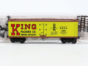 N Scale Micro-Trains MTL 49120 KPCX King Packing Co. 40' Wood Reefer #205