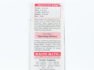 N Scale Micro-Trains MTL 49120 KPCX King Packing Co. 40' Wood Reefer #205