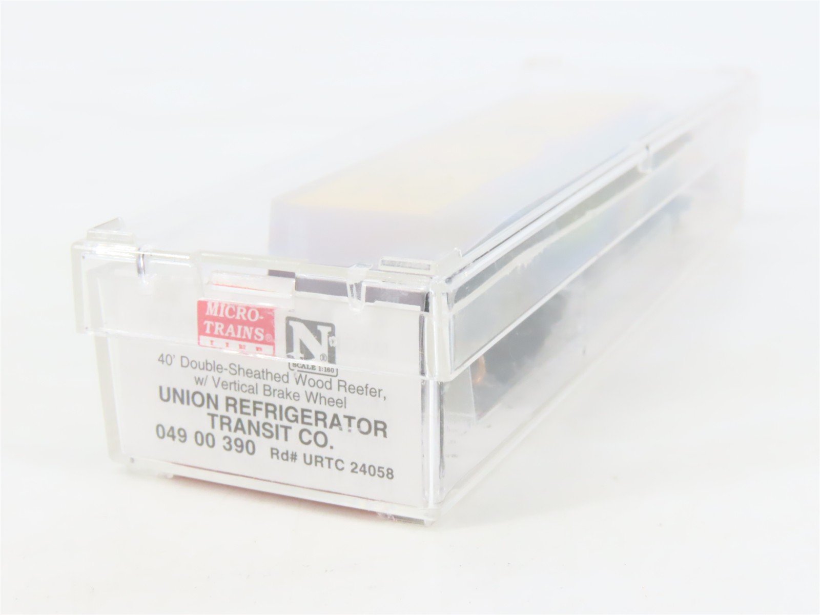 N Scale Micro-Trains MTL 04900390 URTC Mobile & Ohio 40' Wood Reefer #24058