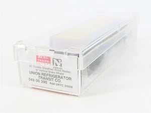 N Scale Micro-Trains MTL 04900390 URTC Mobile & Ohio 40' Wood Reefer #24058